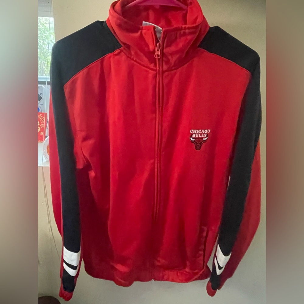 Chicago Bulls Zip Up Track Jacket